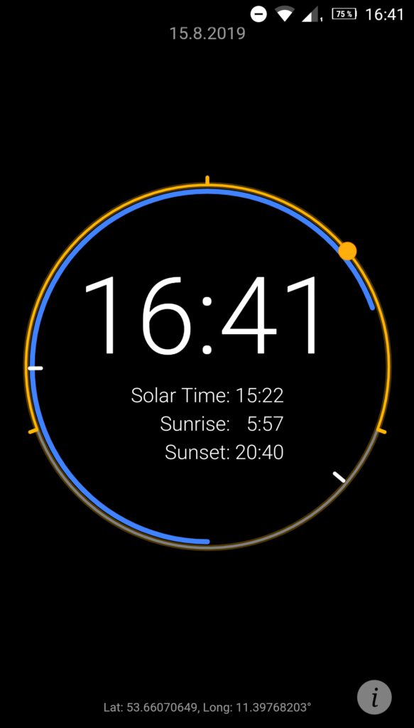 Uhr - Sun Clock by Piet Jonas
